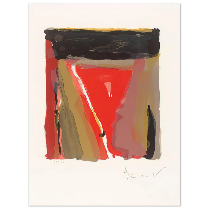 Bram van Velde - Untitled - 1976 75x100 cm / 30x40inches Fine Art Poster