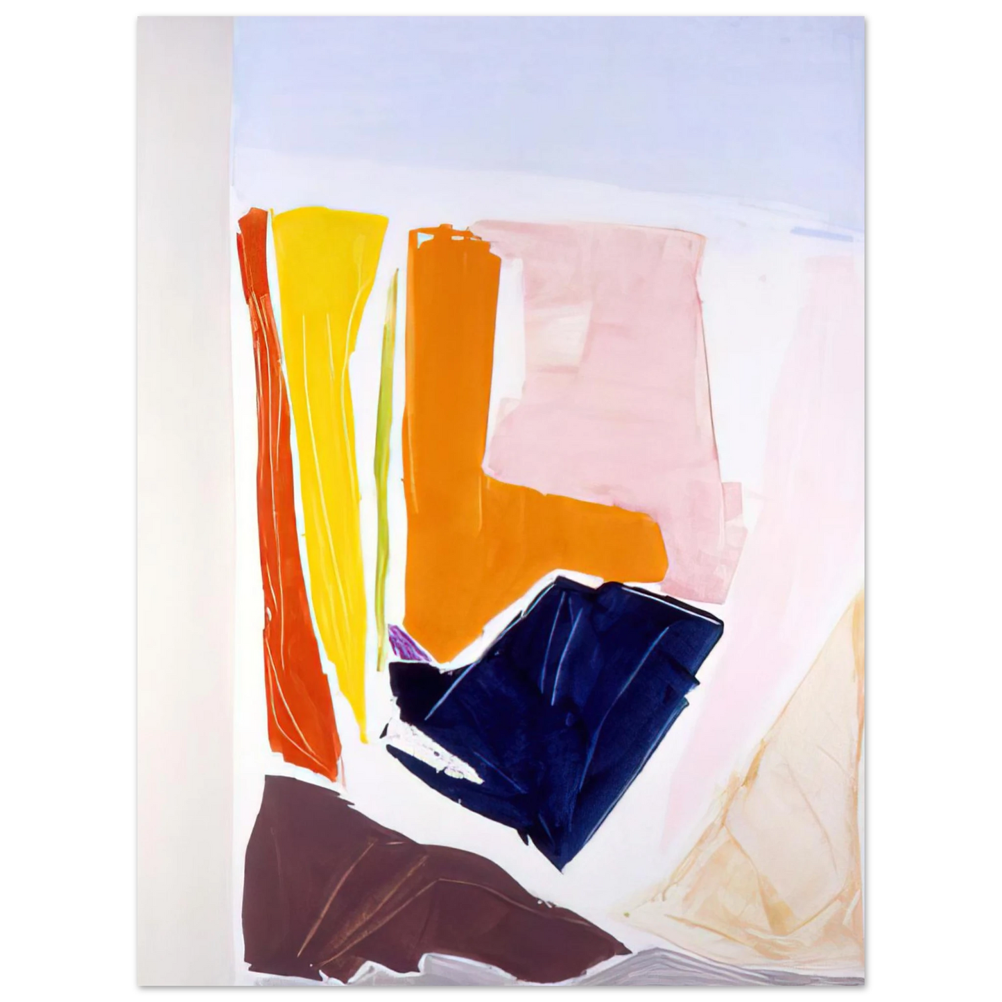Ronnie Landfield - Catalan Via Paris - 1984 75x100 cm / 30x40inches Fine Art Poster