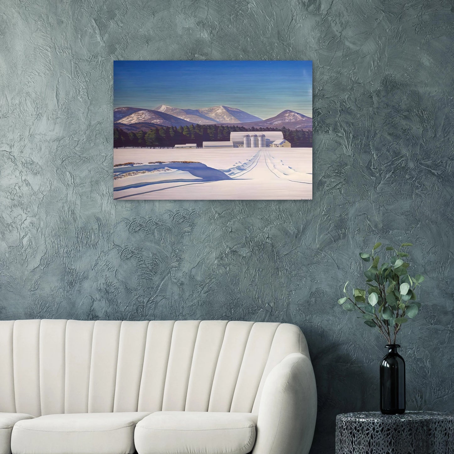 Road to Asgaard Adirondack - Rockwell Kent Brushed Aluminum Print - 70x100 cm / 28x40 inches | Rockwell Kent Aluminum Print | Rockwell Kent Prints