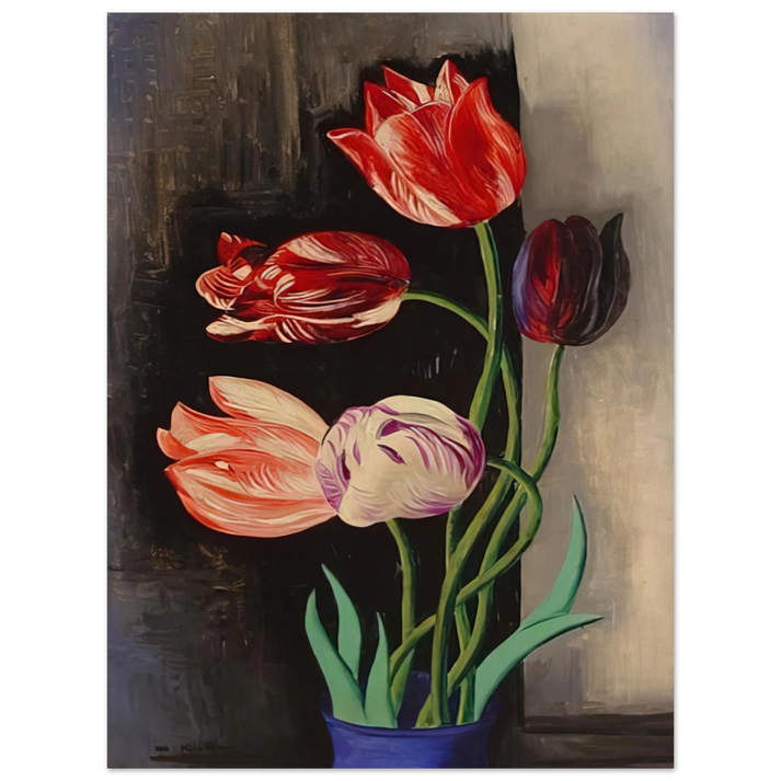 Moise Kisling - TULIPS 75x100 cm / 30x40inches Fine Art Poster