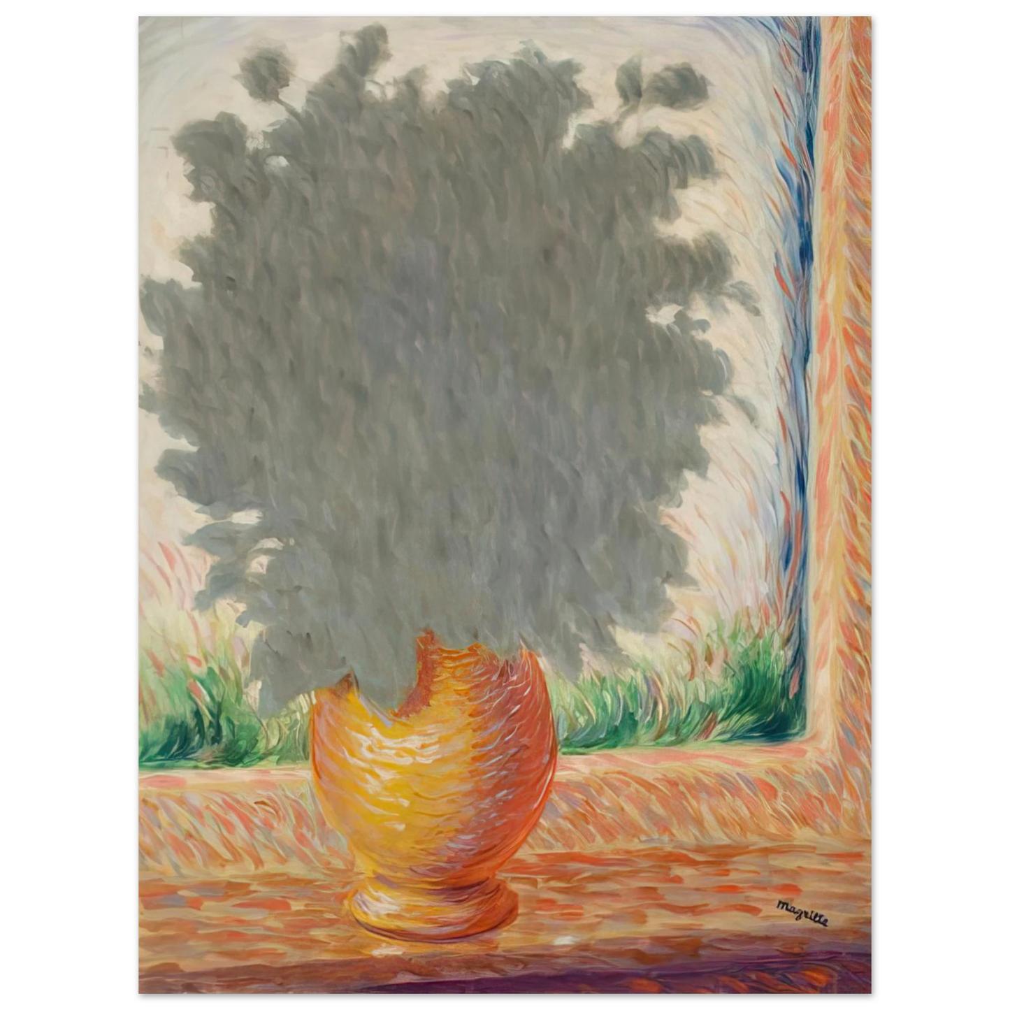 Rene Magritte - LIGHTNING 1944 75x100 cm / 30x40inches Fine Art Poster
