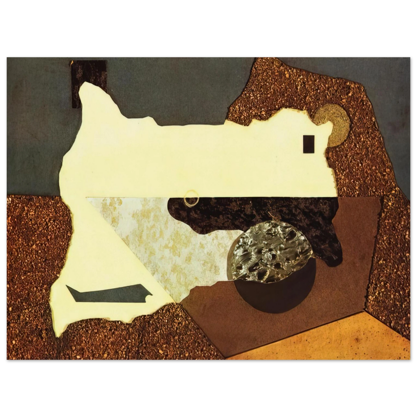 Enrico Prampolini - INTERVISTA CON LA MATERIA 1930 75x100 cm / 30x40inches Fine Art Poster