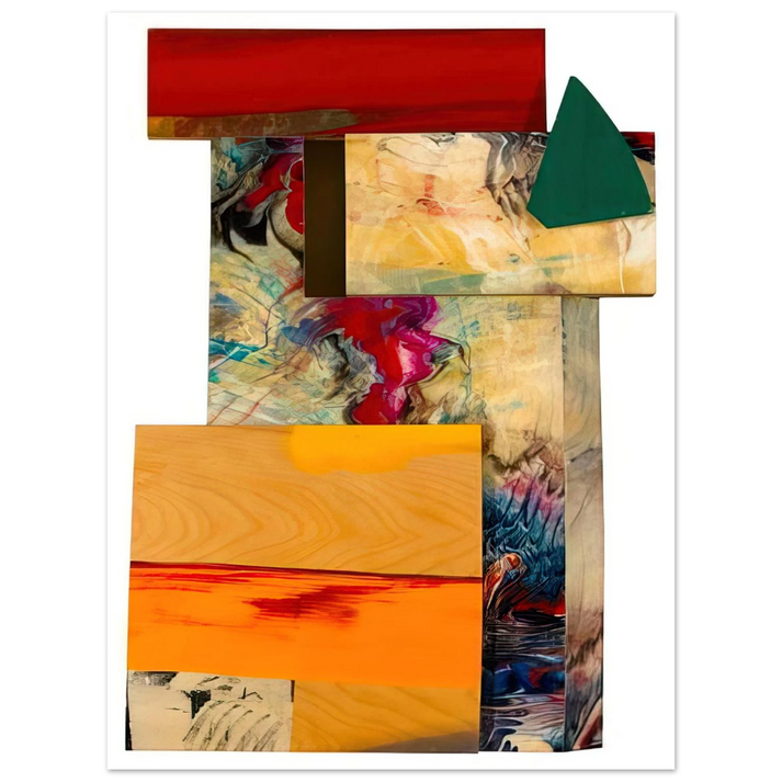 Sam Gilliam - Rubiyat 75x100 cm / 30x40inches Fine Art Poster