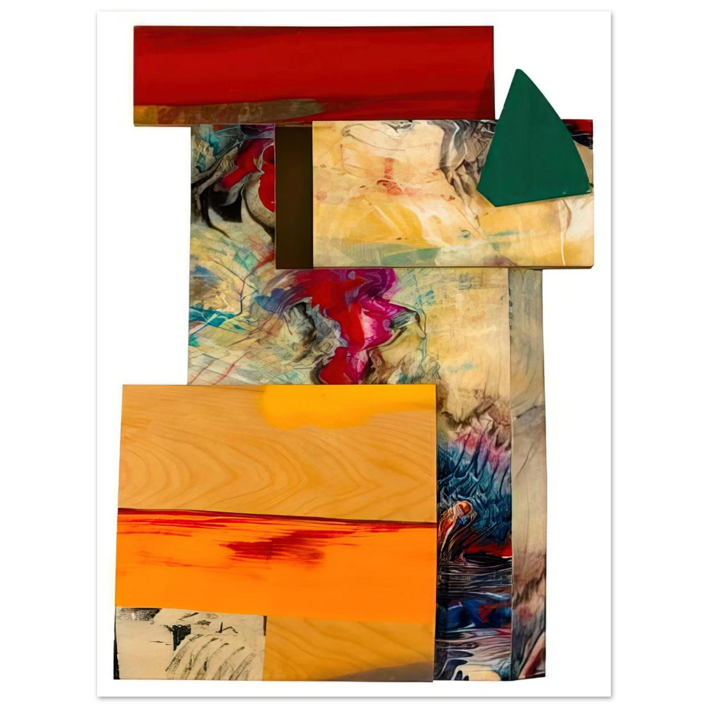 Sam Gilliam - Rubiyat 75x100 cm / 30x40inches Fine Art Poster