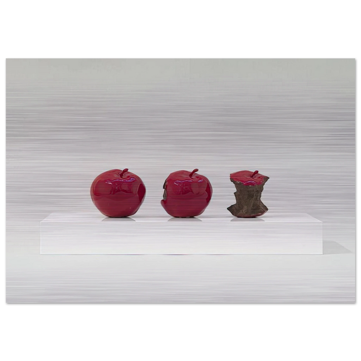 2 Minutes 33 Seconds Red - 1962 - Billy Apple Brushed Aluminum Print - 70x100 cm / 28x40 inches | Billy Apple Aluminum Print | Billy Apple Prints