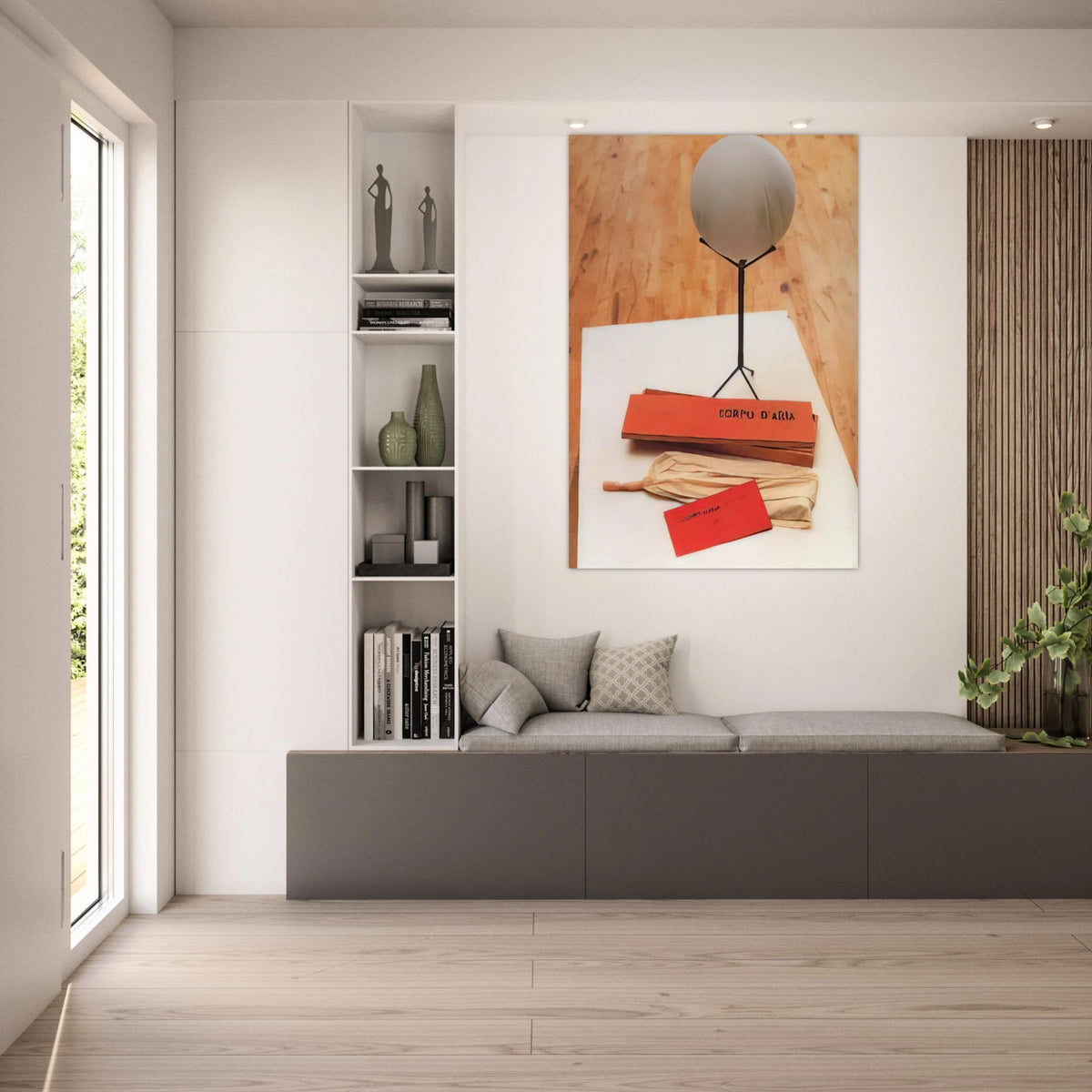 Body of Air - Piero Manzoni Art Prints - 100x150 cm / 40x60″ inches | Piero Manzoni Poster | Piero Manzoni Prints