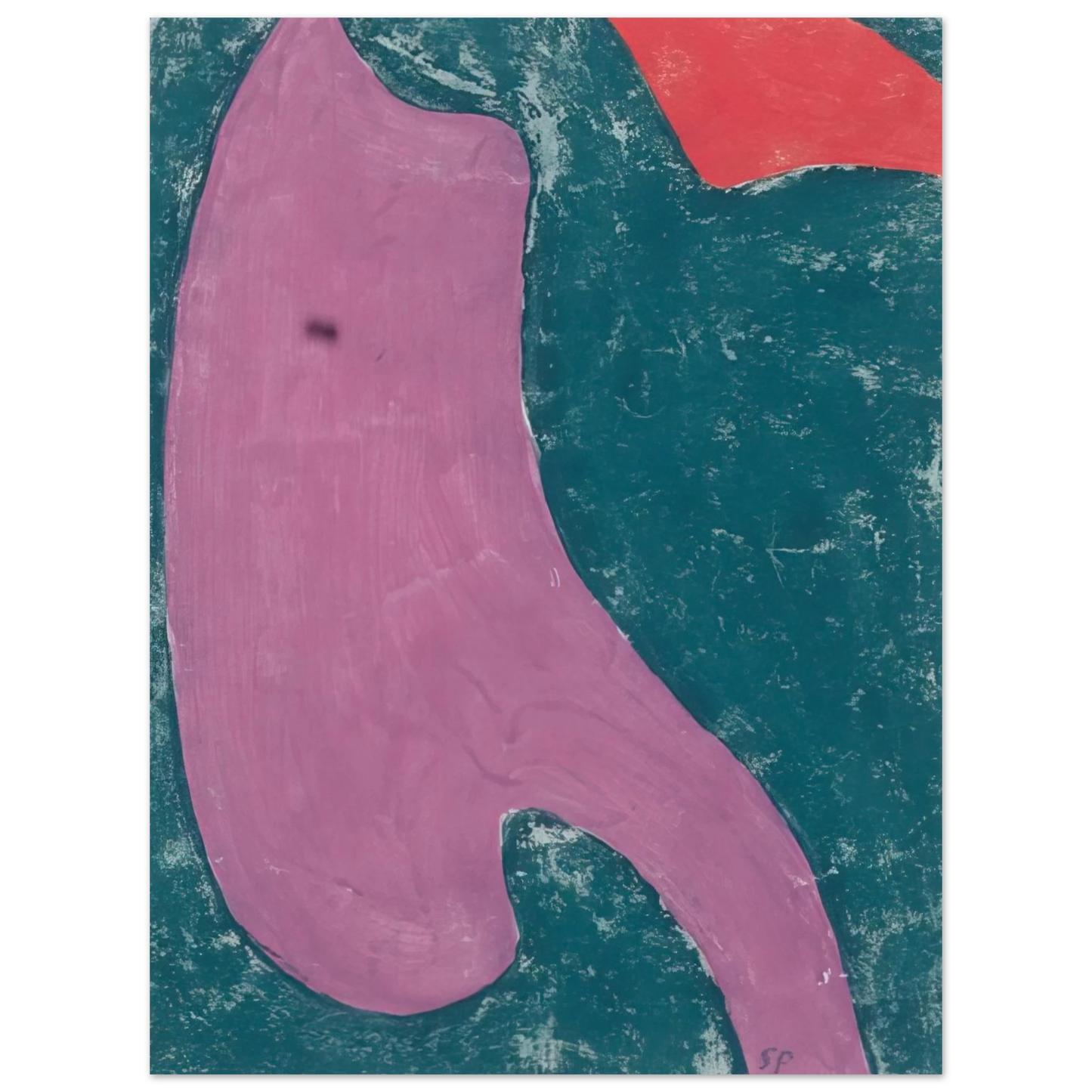 Serge Poliakoff - Etude de tissu - 1946 75x100 cm / 30x40inches Fine Art Poster