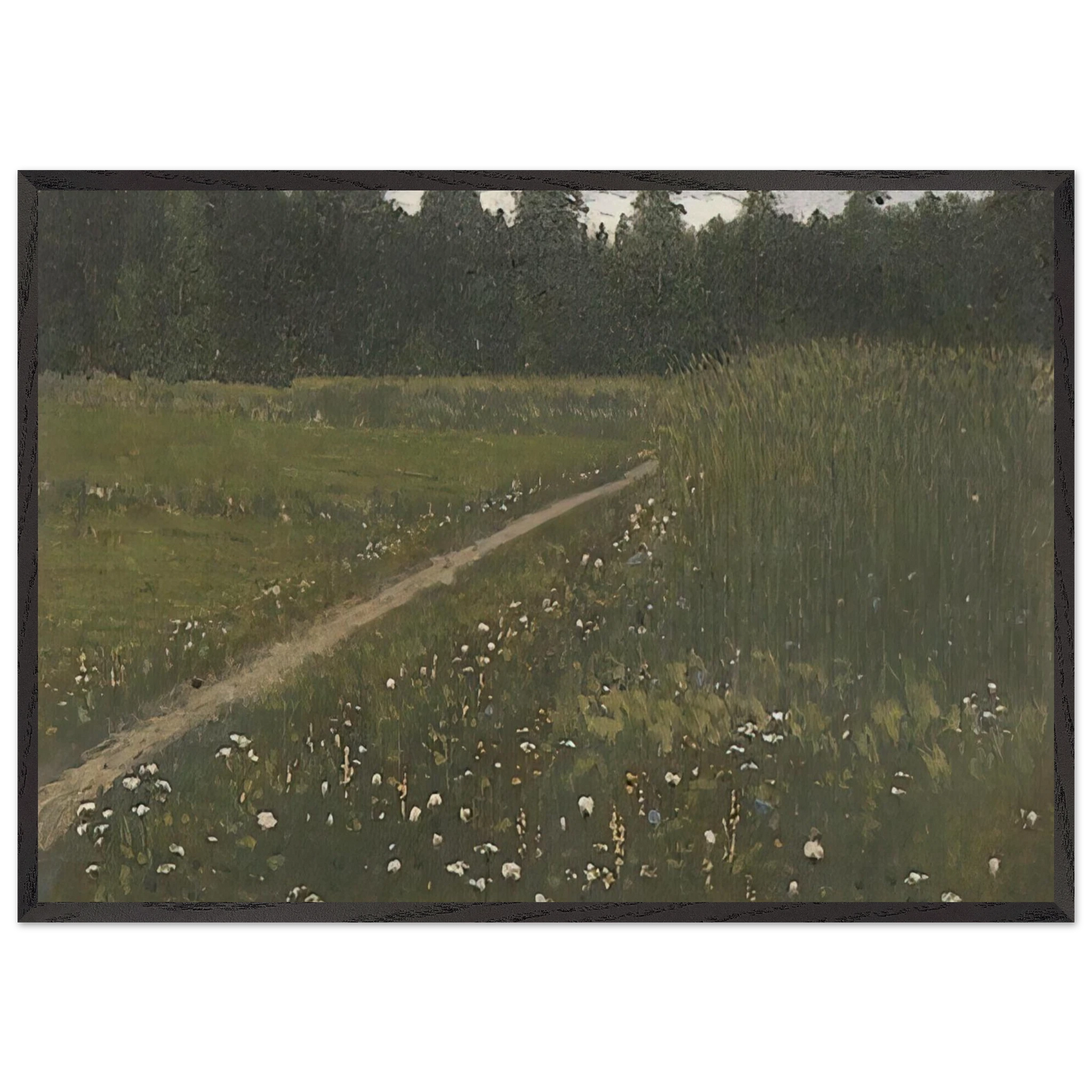 Forest Glade - Arkhyp Kuindzhi 70x100 cm / 28x40 inches Framed Art Print – Black Wooden Frame