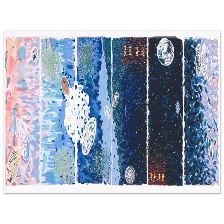 Jennifer Bartlett - At Sea Japan - 1980 75x100 cm / 30x40inches Fine Art Poster