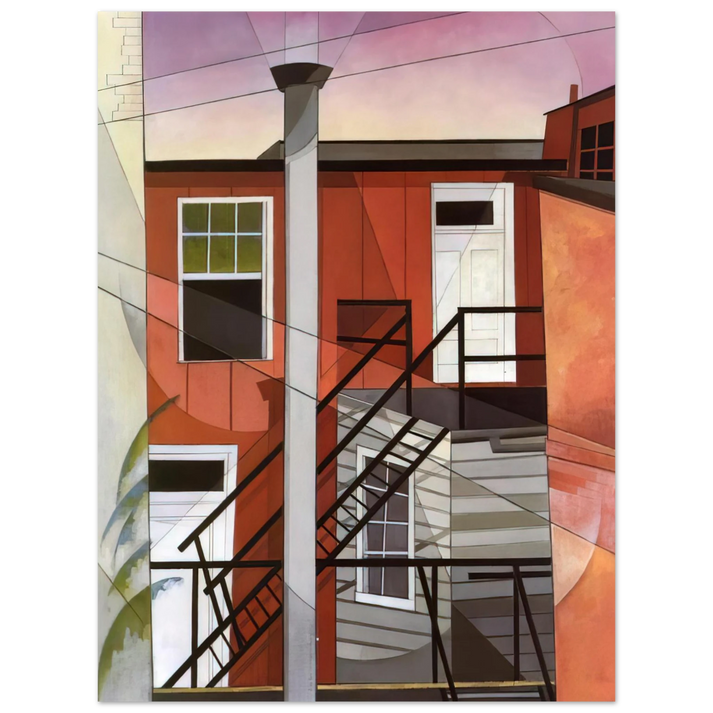 Charles Demuth - Modern Conveniences - 1921 75x100 cm / 30x40inches Fine Art Poster