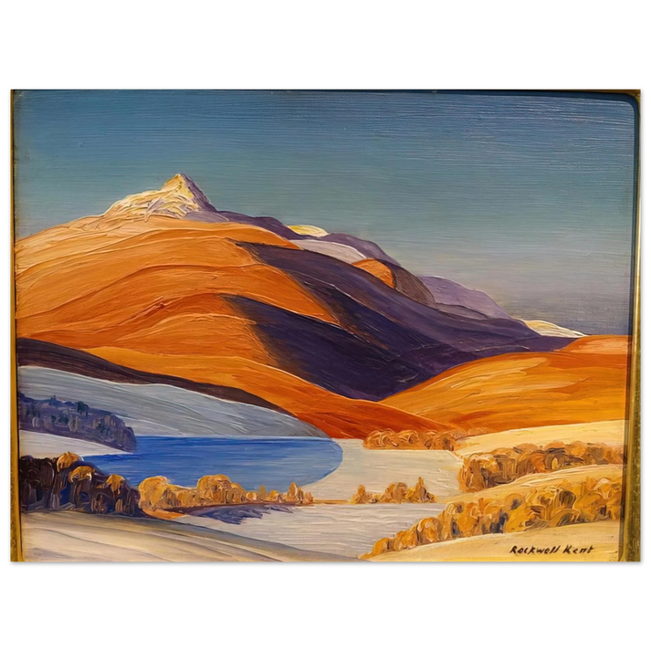 Rockwell Kent - Vermont Study 75x100 cm / 30x40inches Fine Art Poster