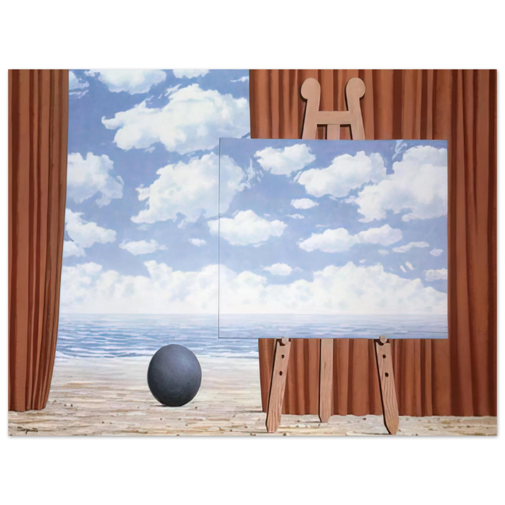 Rene Magritte - THE FAIR CAPTIVE 1965 75x100 cm / 30x40inches Fine Art Poster