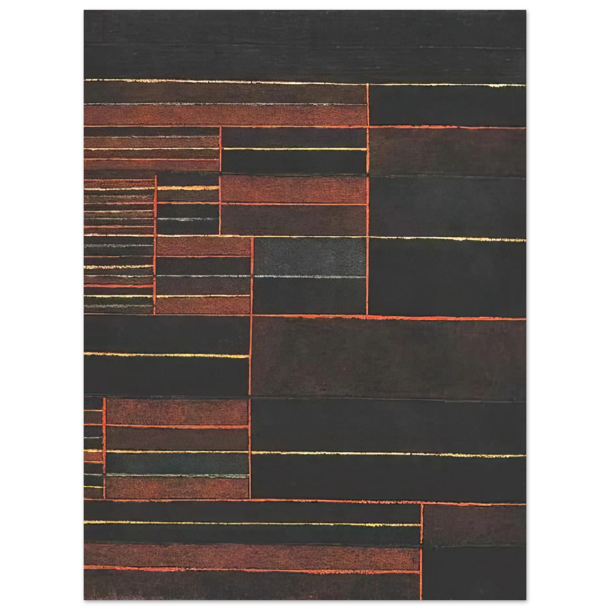 Paul Klee - IN THE CURRENT SIX THRESHOLDS 1929 75x100 cm / 30x40inches Fine Art Poster