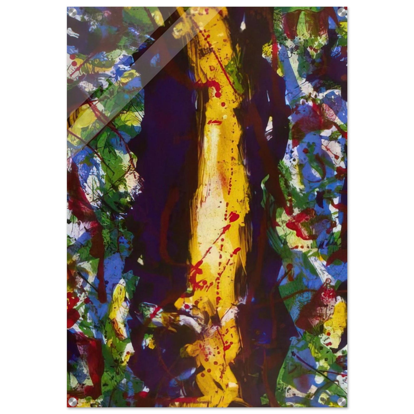 Untitled Composition Lembark 285 - Sam Francis Acrylic Print - 70x100 cm / 28x40″ inches