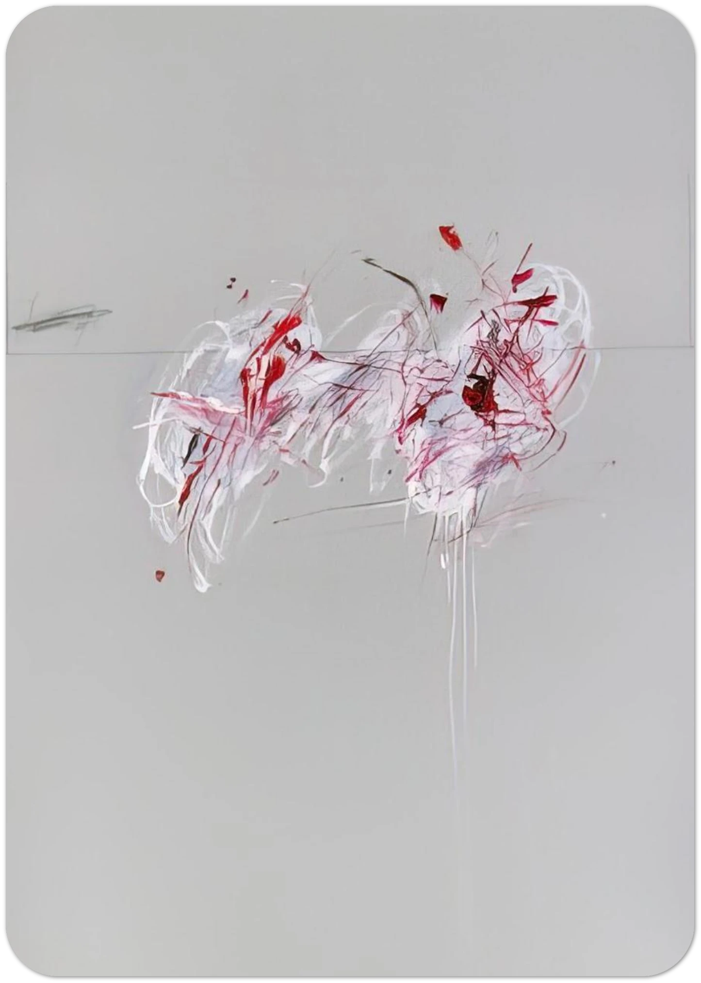 Nine Discourses on Commodus, Part II By Cy Twombly Pack of 10 Post Cards | Cy Twombly Post Cards | A6 (10.5 x 14.8 cm) - 4.1 x 5.8 inches