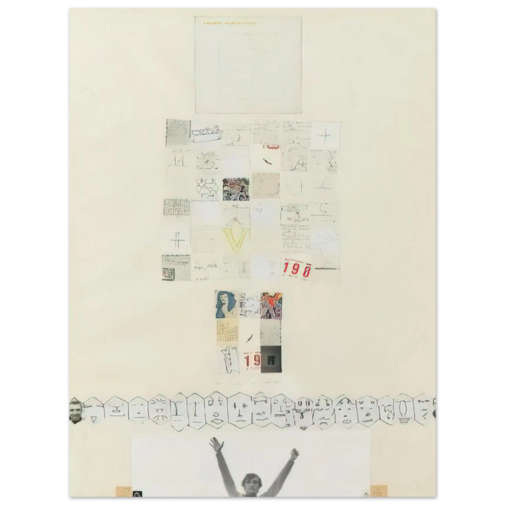Alighiero Boetti - UNTITLED 1980 75x100 cm / 30x40inches Fine Art Poster