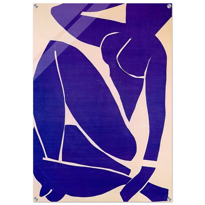 BLUE NUDE III 1952 - Henri Matisse Acrylic Print - 70x100 cm / 28x40″ inches