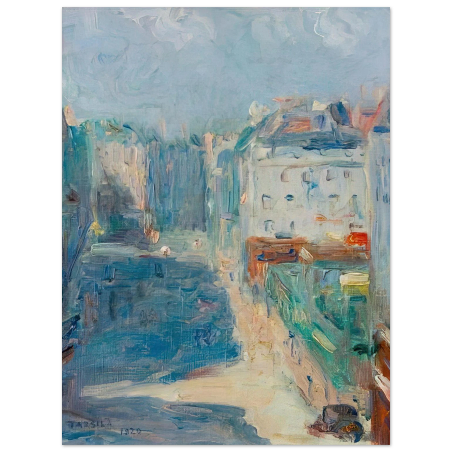 Tarsila do Amaral - View of the Paris Hotel 75x100 cm / 30x40inches Fine Art Poster