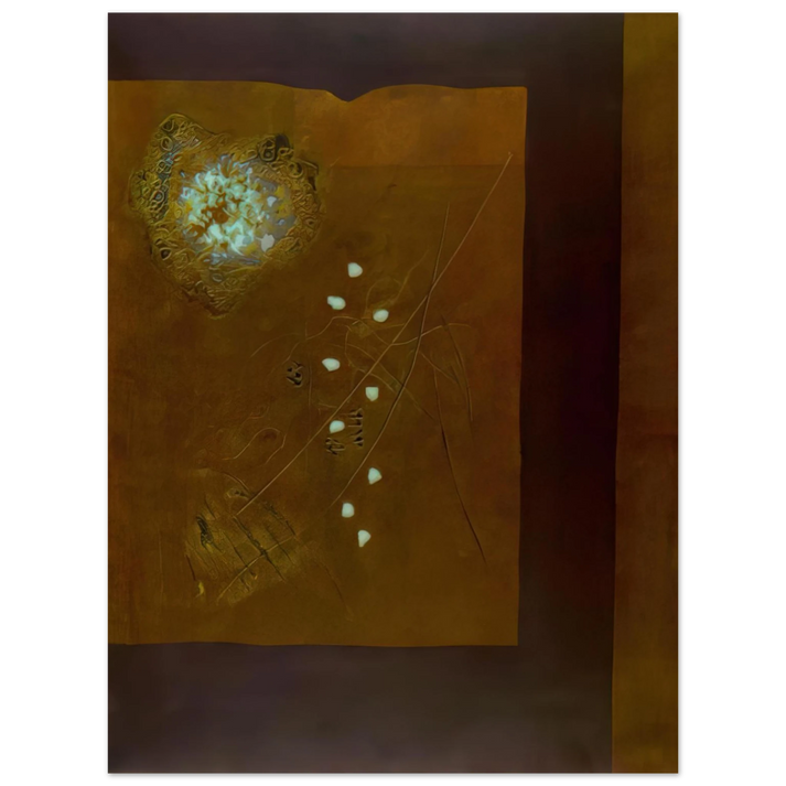 Hiroyuki Tajima - Brown Wall - 1971 75x100 cm / 30x40inches Fine Art Poster