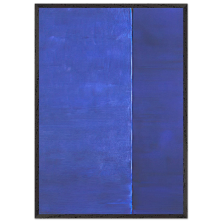 Ulysses - Barnett Newman 70x100 cm / 28x40 inches Framed Art Print – Black Wooden Frame