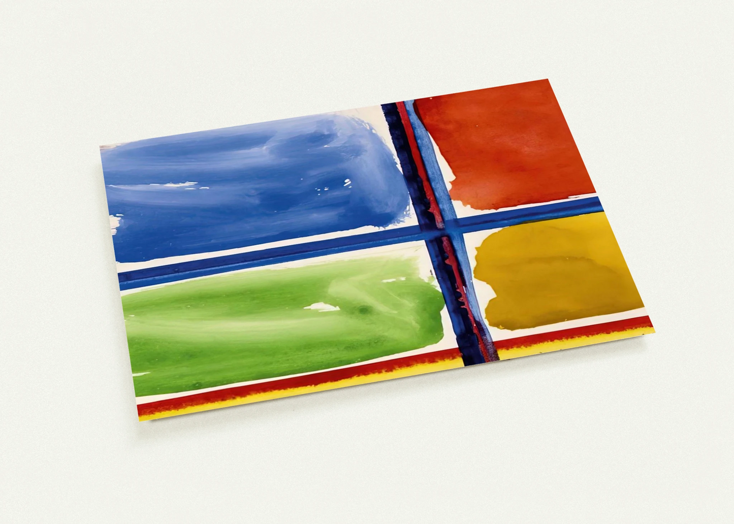 FENSTERKREUZ II 1966 By BLINKY PALERMO Pack of 10 Post Cards | BLINKY PALERMO Post Cards | A6 (10.5 x 14.8 cm) - 4.1 x 5.8 inches