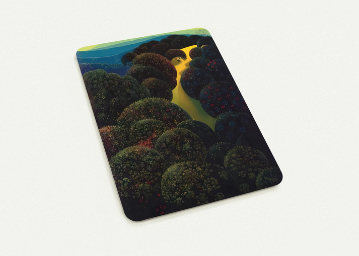 Hidden Pasture By Eyvind Earle Pack of 10 Post Cards | Eyvind Earle Post Cards | A6 (10.5 x 14.8 cm) - 4.1 x 5.8 inches