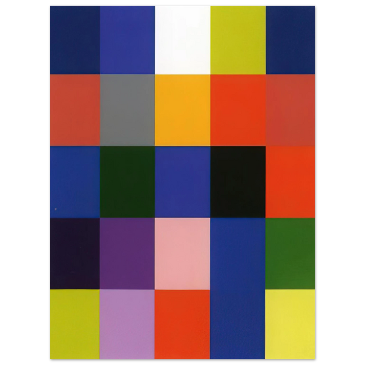 Gerhard Richter - 25 COLOURS 2007 75x100 cm / 30x40inches Fine Art Poster