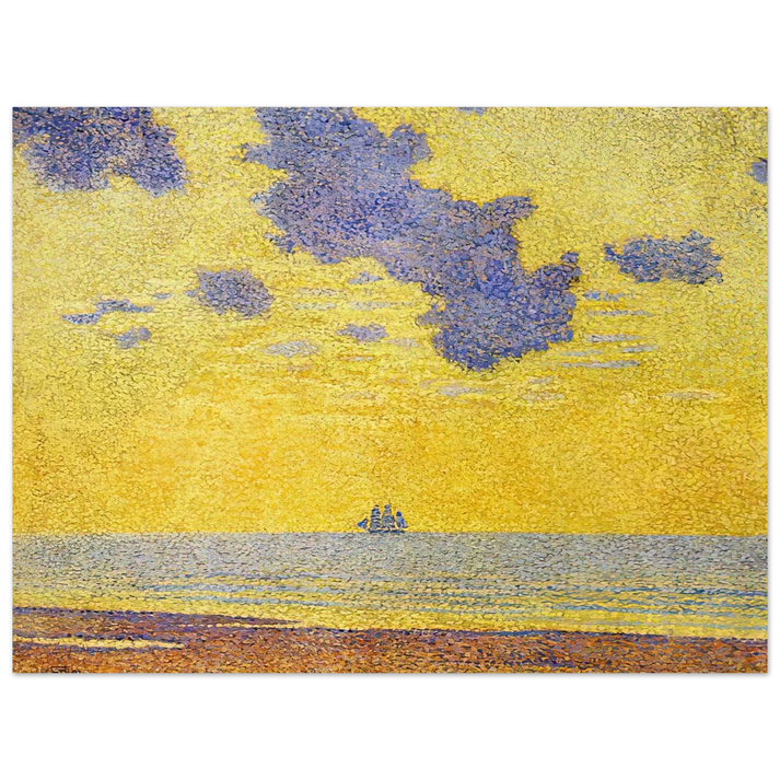 Theo van Rysselberghe - BIG CLOUDS 1893 75x100 cm / 30x40inches Fine Art Poster