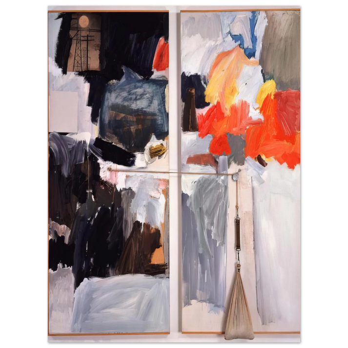 Robert Rauschenberg - STUDIO PAINTING 1961 1 75x100 cm / 30x40inches Fine Art Poster
