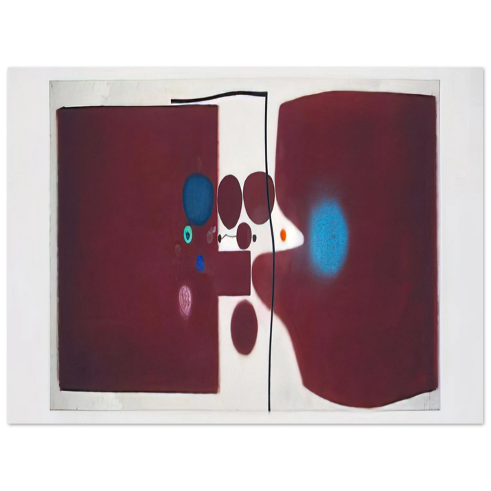 Victor Pasmore - Brown Symphony - 1979 75x100 cm / 30x40inches Fine Art Poster