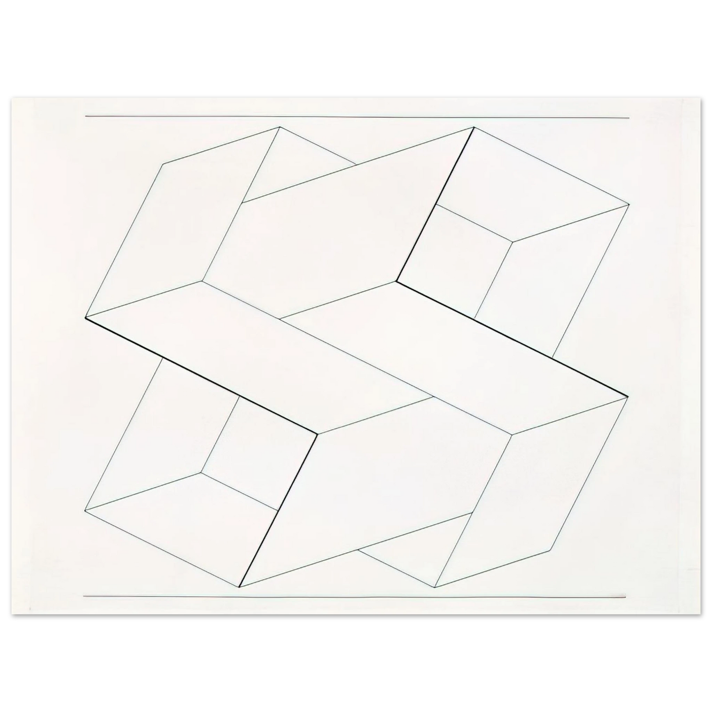 Josef Albers - STRUCTURAL CONSTELLATION 1962 75x100 cm / 30x40inches Fine Art Poster