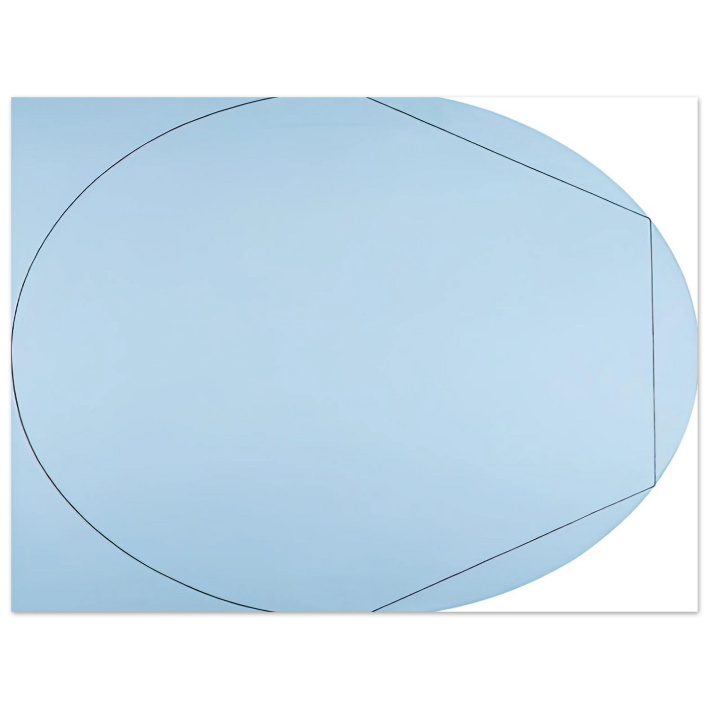 Robert Mangold - CIRCLE IN AND OUT OF A POLYGON 2 1973 75x100 cm / 30x40inches Fine Art Poster
