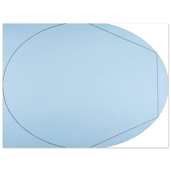 Robert Mangold - CIRCLE IN AND OUT OF A POLYGON 2 1973 75x100 cm / 30x40inches Fine Art Poster