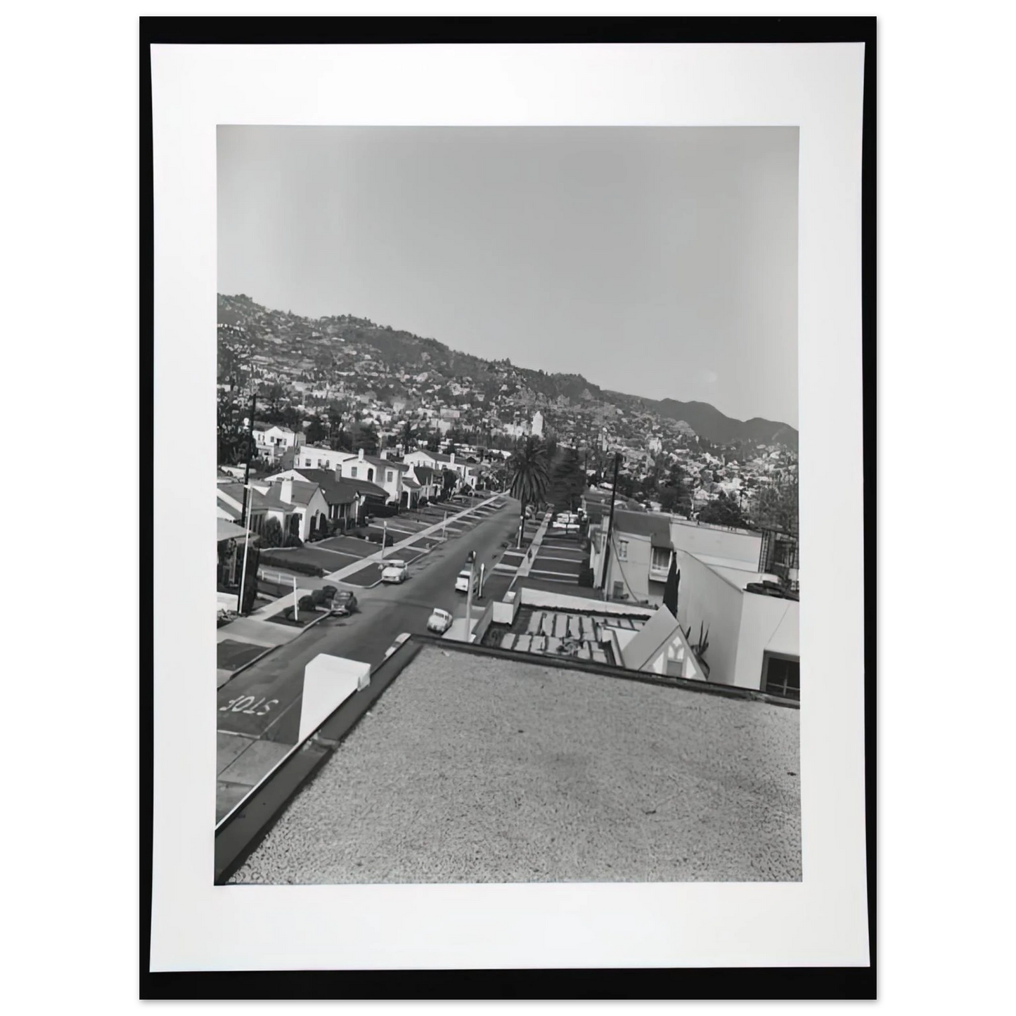 Edward Ruscha - RESIDENTIAL ROOFTOPS SERIES 1 75x100 cm / 30x40inches Fine Art Poster