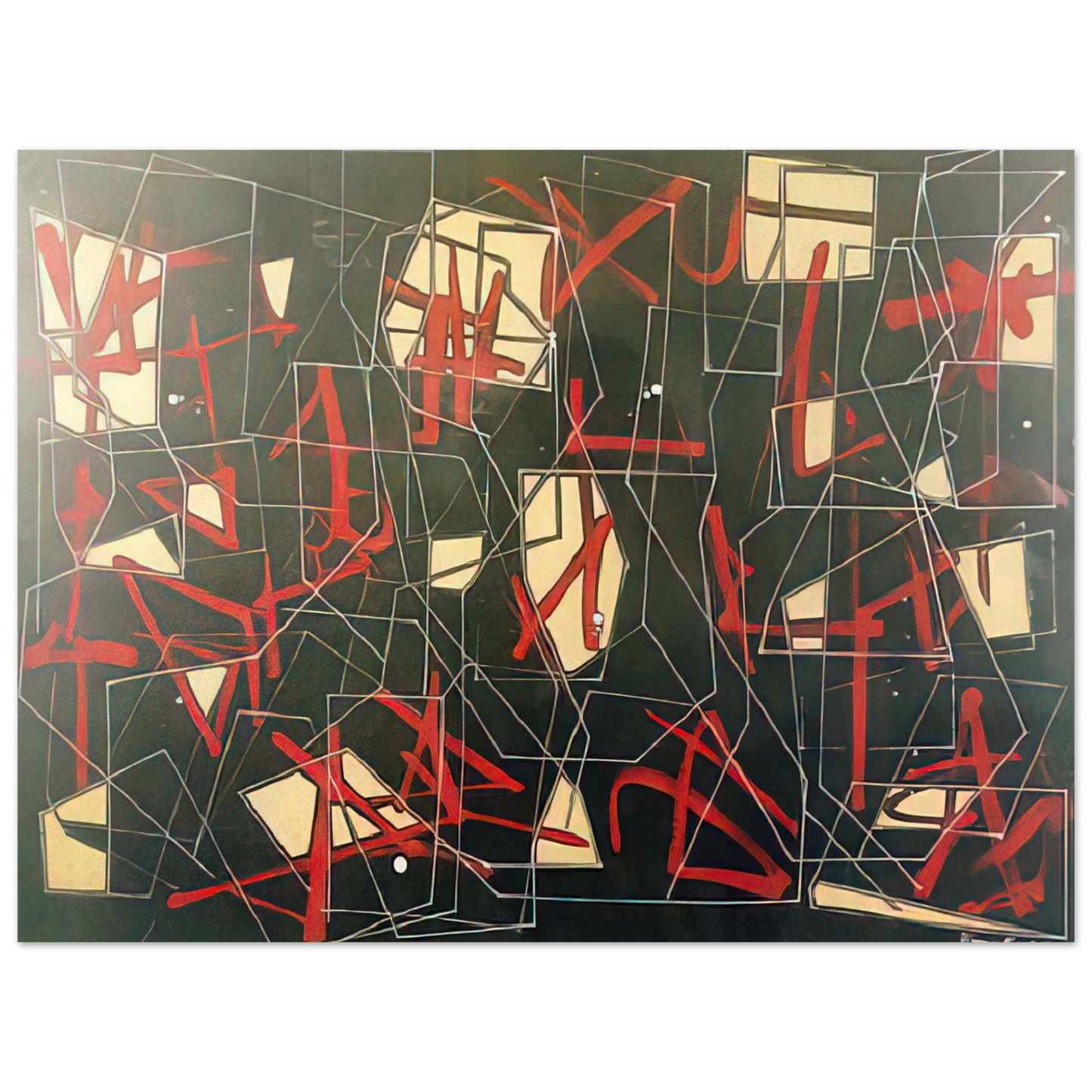 Jimmy Ernst - Synapse - 1950 75x100 cm / 30x40inches Fine Art Poster