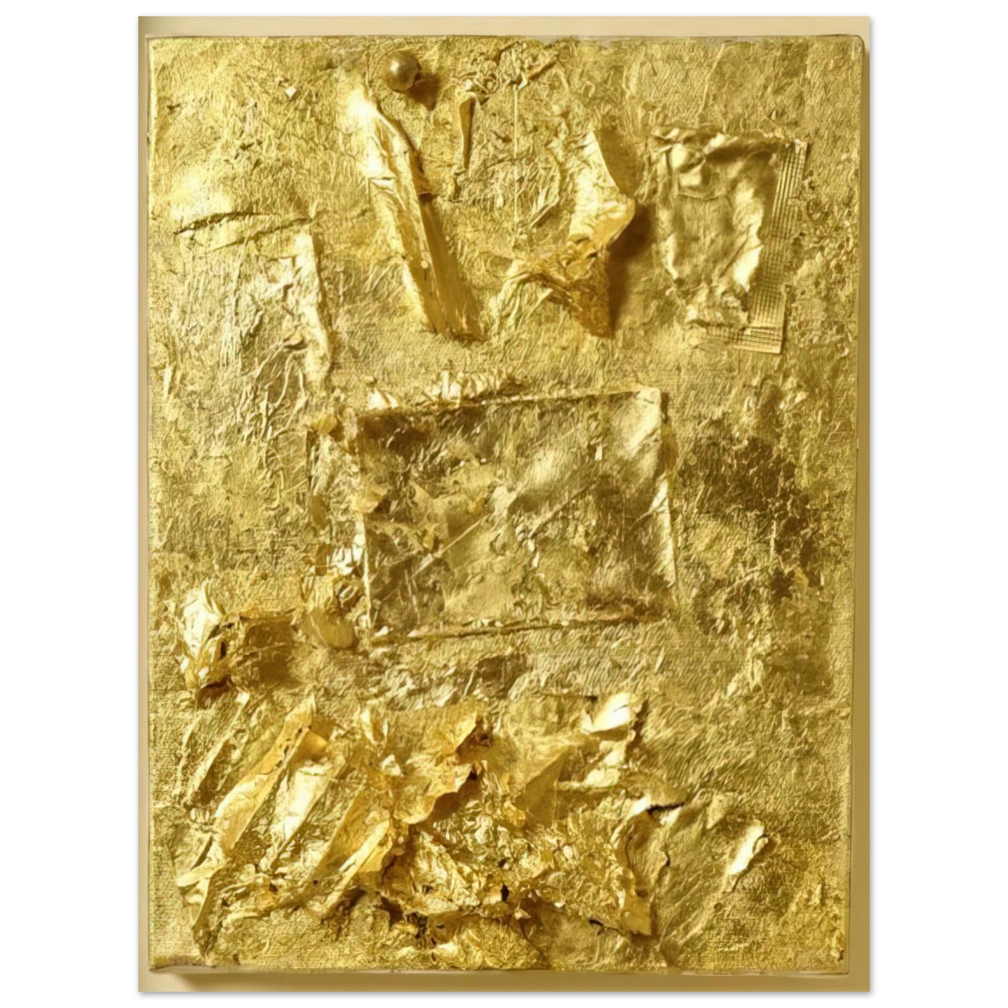Robert Rauschenberg - UNTITLED GOLD PAINTING 1964 75x100 cm / 30x40inches Fine Art Poster