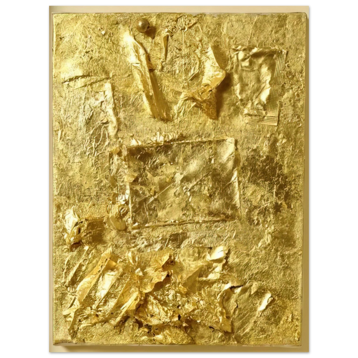 Robert Rauschenberg - UNTITLED GOLD PAINTING 1964 75x100 cm / 30x40inches Fine Art Poster