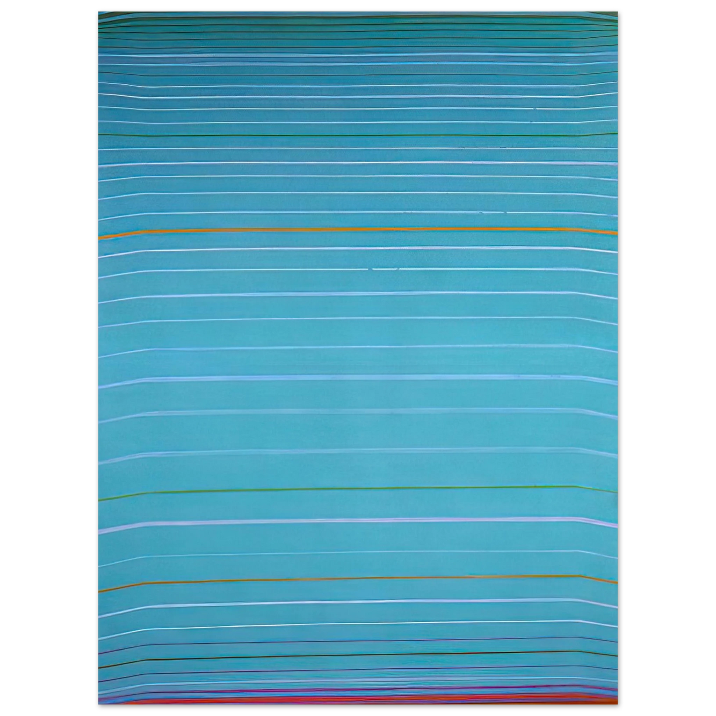 John Hoyland - April 1961 - 1961 75x100 cm / 30x40inches Fine Art Poster