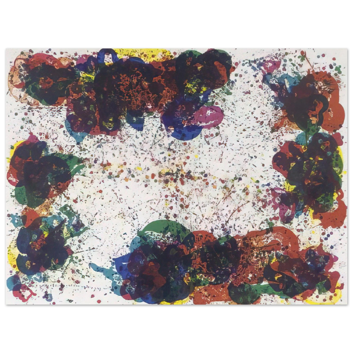 Sam Francis - Coral Lyre Nine 75x100 cm / 30x40inches Fine Art Poster