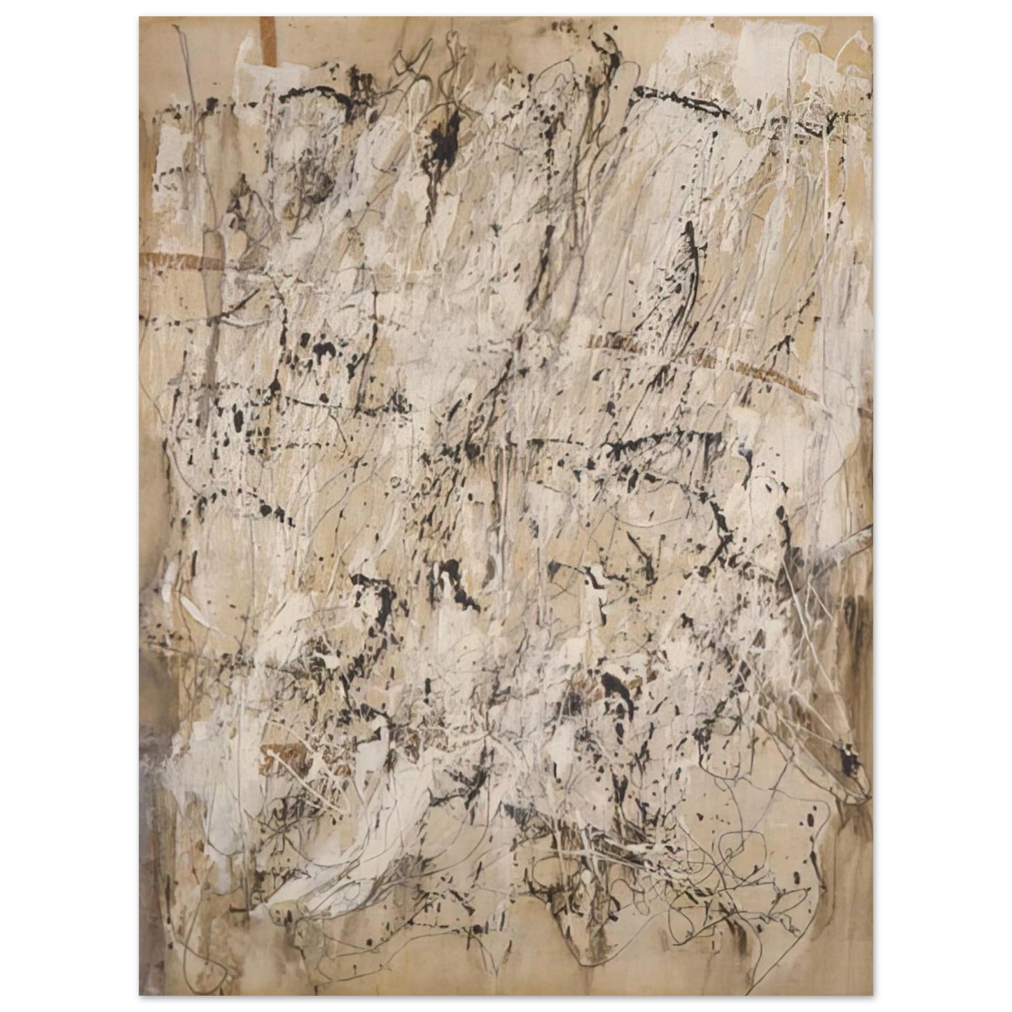 Enrico Castellani - Pittura 12-58 - 1958 75x100 cm / 30x40inches Fine Art Poster