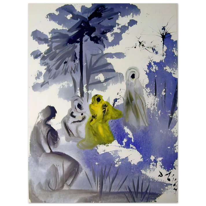 Salvador Dali - FAMILIA RUTH MOABITIDIS 1964 75x100 cm / 30x40inches Fine Art Poster