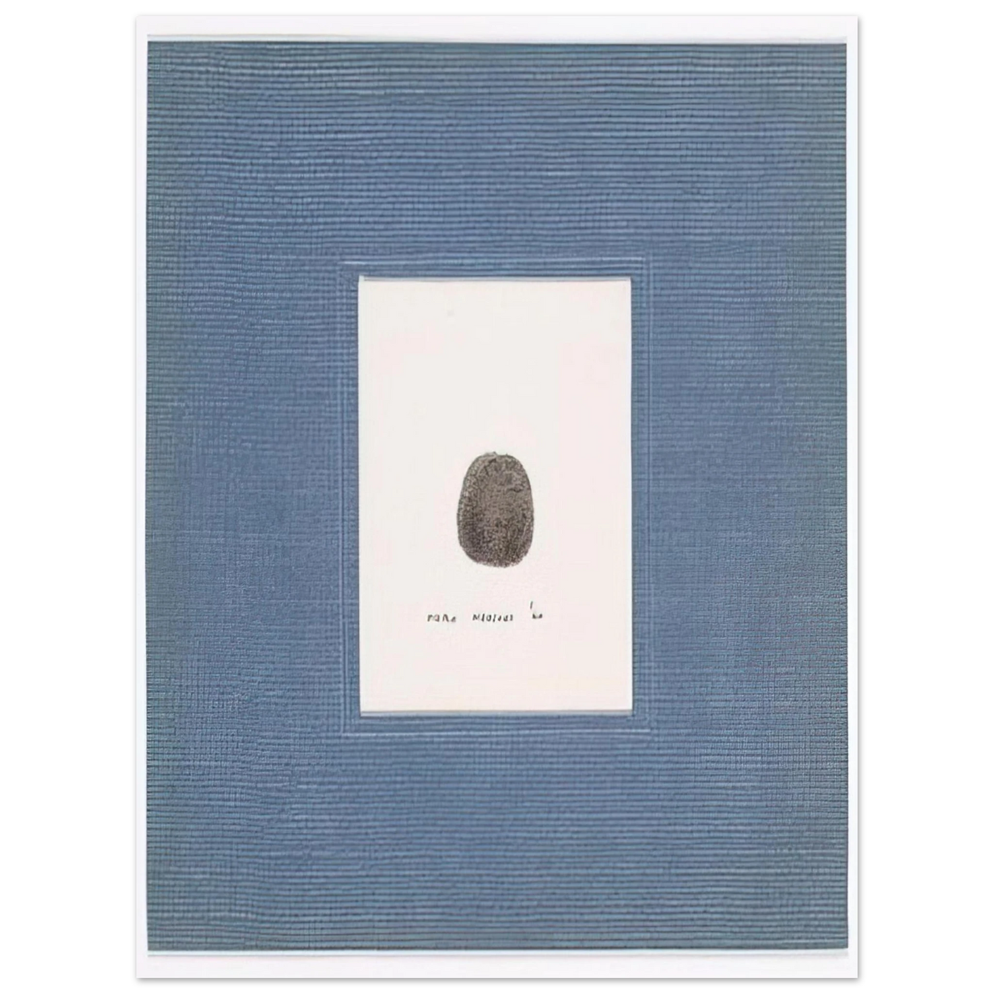 Piero Manzoni - Thumbprint - 1960 75x100 cm / 30x40inches Fine Art Poster