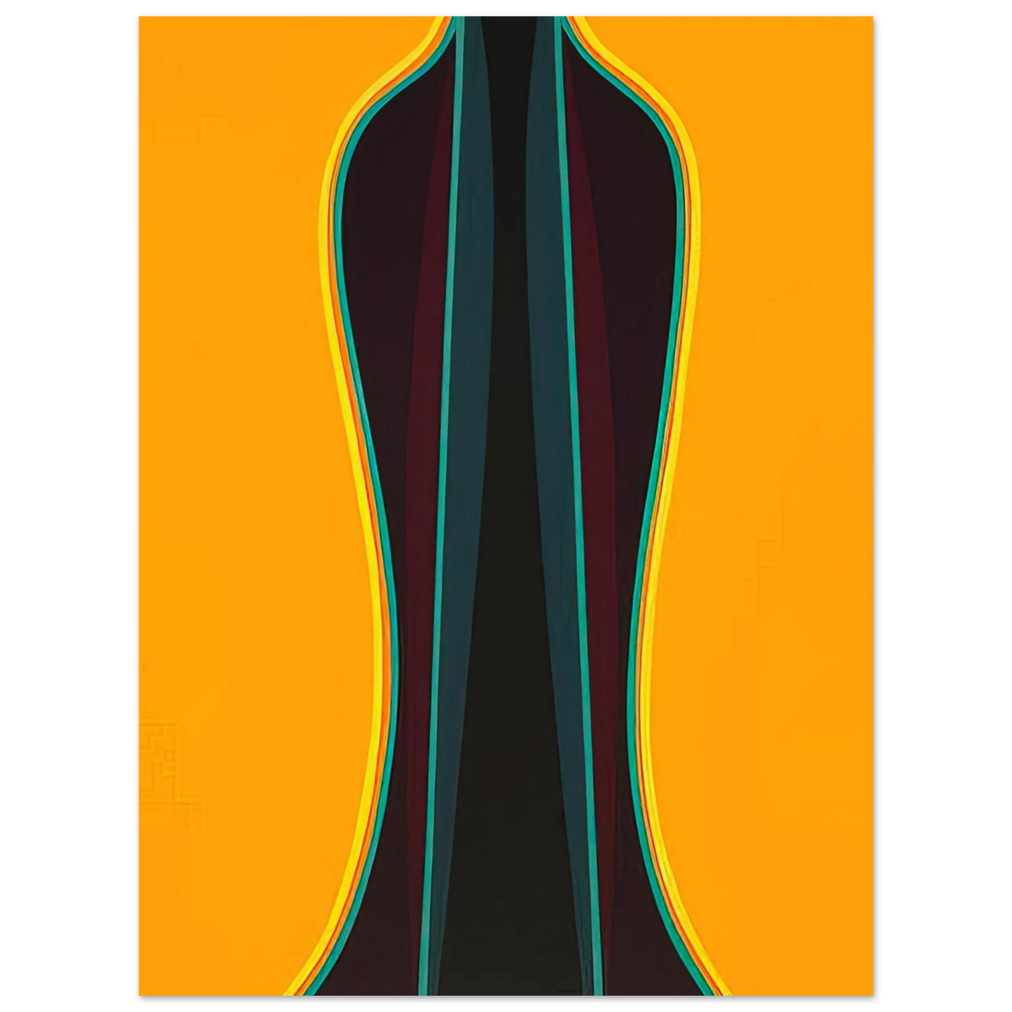 Lorser Feitelson - Archimage #2 - 1976 75x100 cm / 30x40inches Fine Art Poster