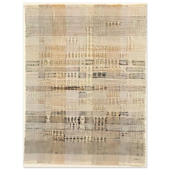 Anni Albers - DEVELOPMENT IN ROSE I 1952 75x100 cm / 30x40inches Fine Art Poster