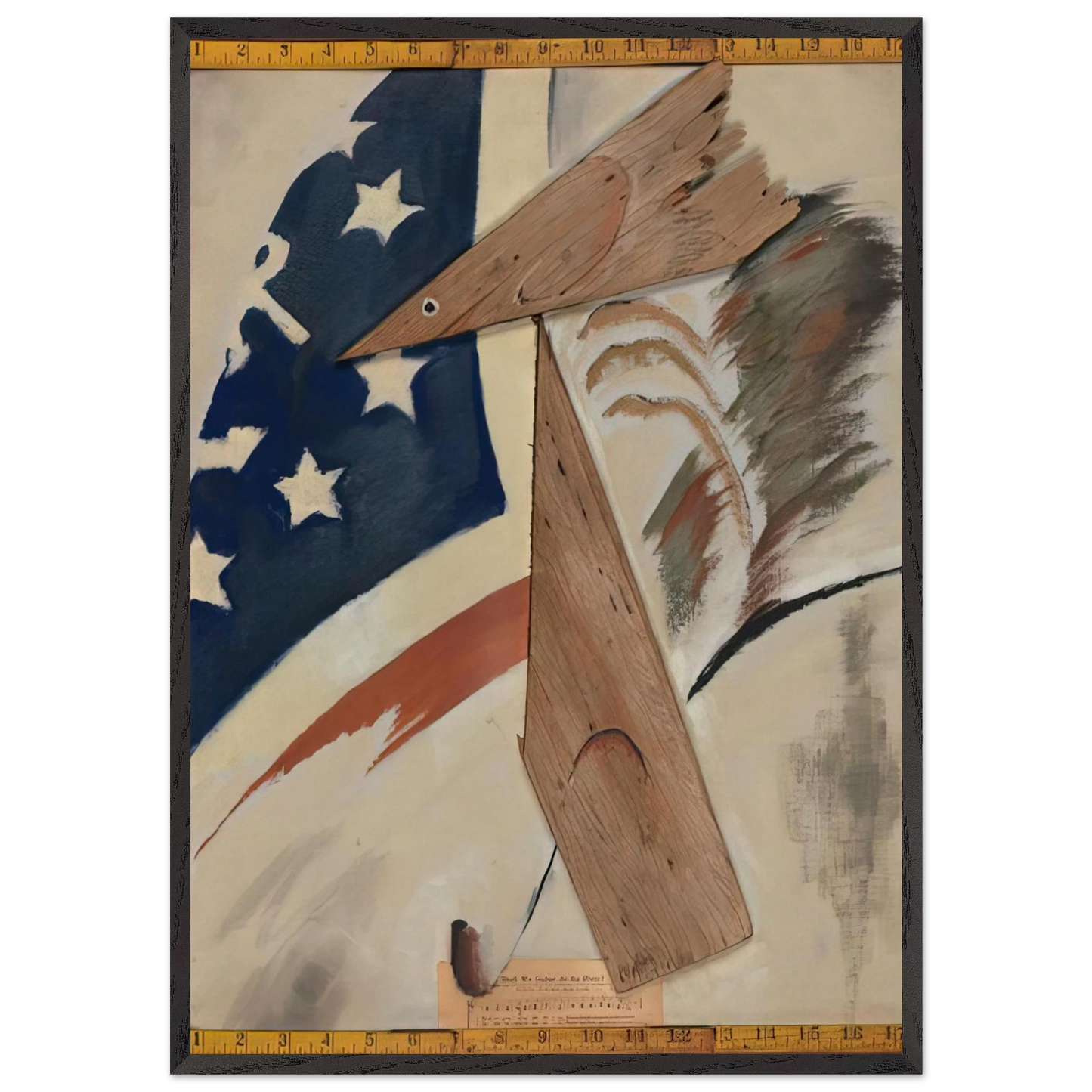 Portrait of Ralph Dusenberry - 1924 - Arthur Dove 70x100 cm / 28x40 inches Framed Art Print – Black Wooden Frame