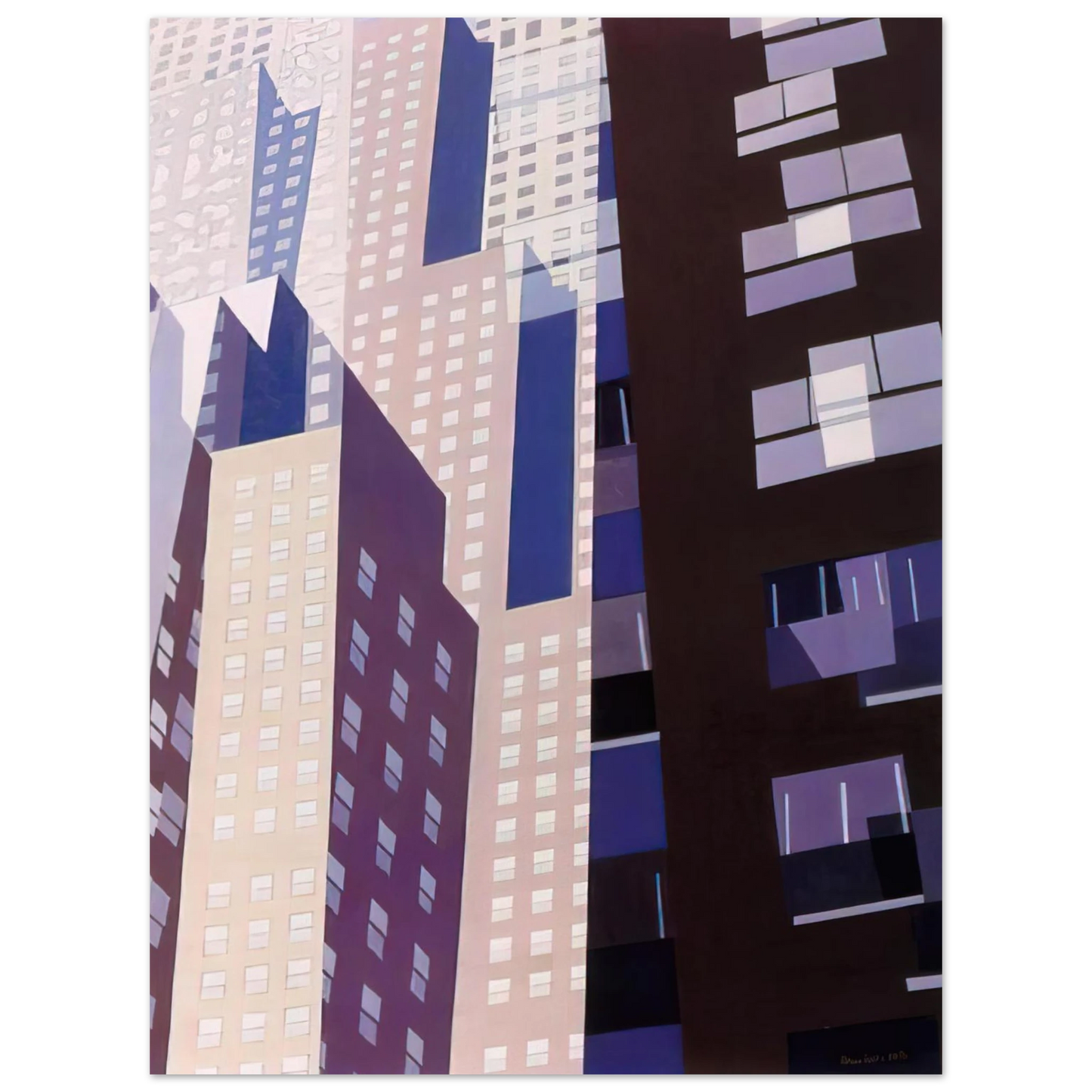 Charles Sheeler - Windows - 1952 75x100 cm / 30x40inches Fine Art Poster