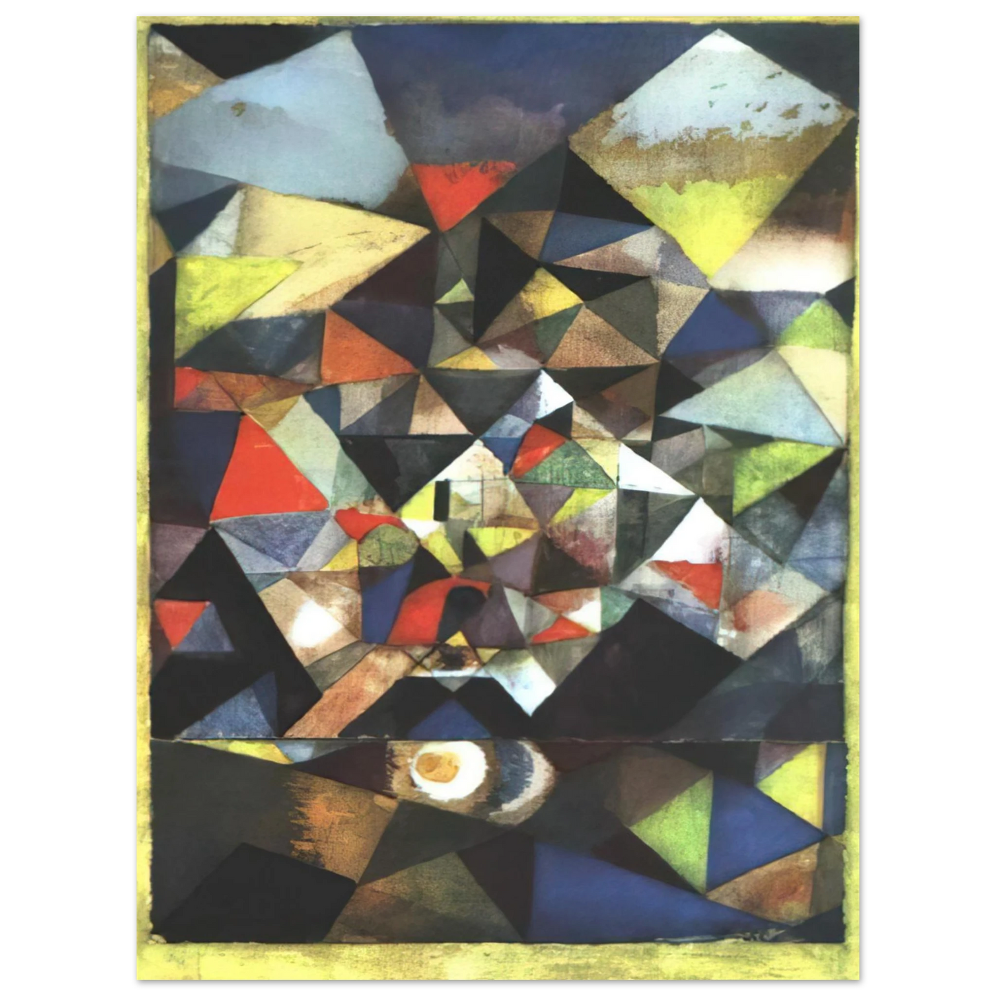 Paul Klee - WITH THE EGG 1917 75x100 cm / 30x40inches Fine Art Poster