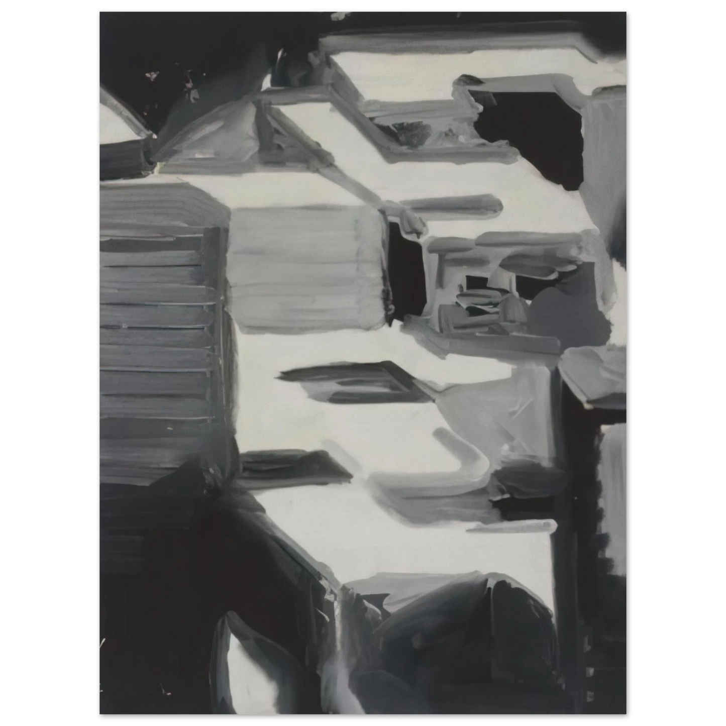 Gerhard Richter - TOWNSCAPE 1968 3 75x100 cm / 30x40inches Fine Art Poster