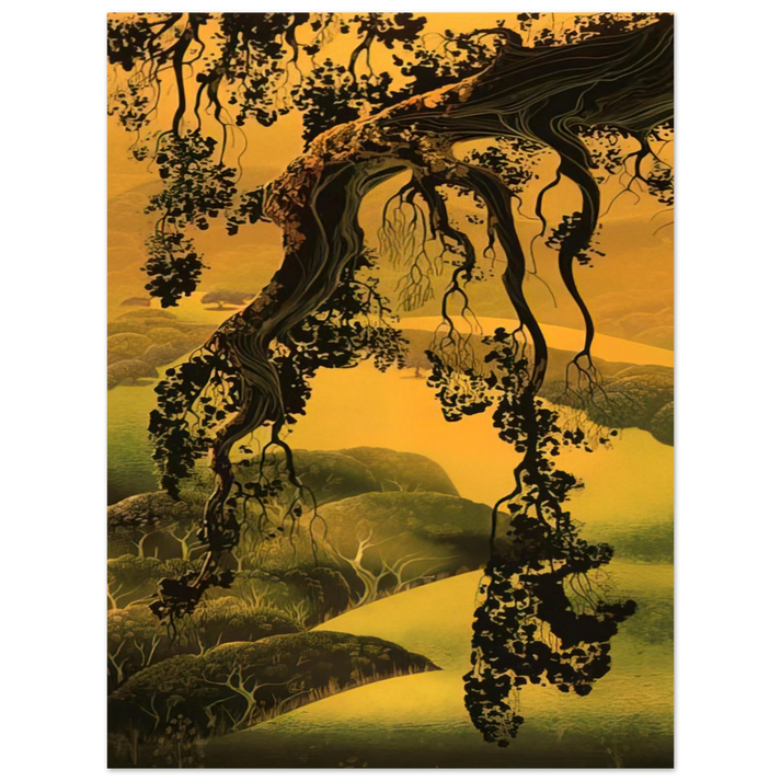 Eyvind Earle - Yorktown Branch 75x100 cm / 30x40inches Fine Art Poster
