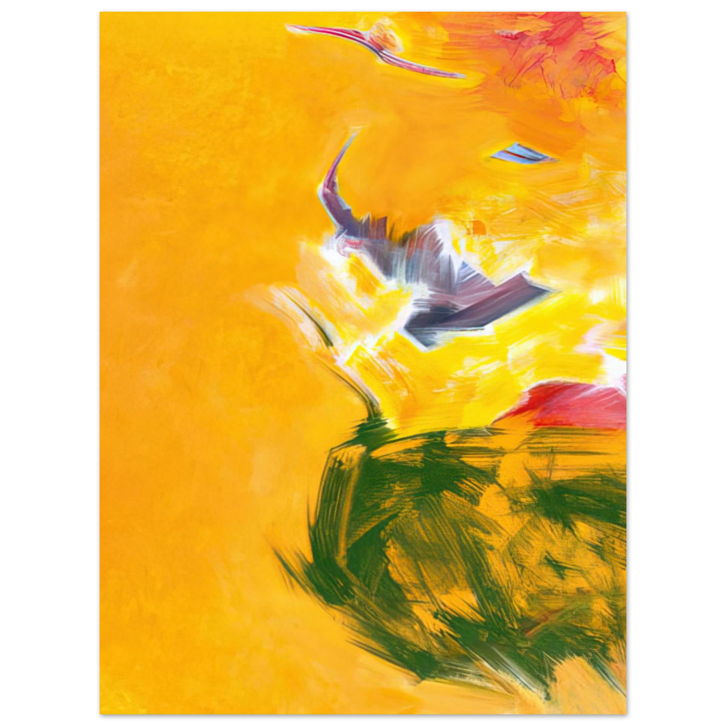 Hassel Smith - Untitled - 1987 75x100 cm / 30x40inches Fine Art Poster